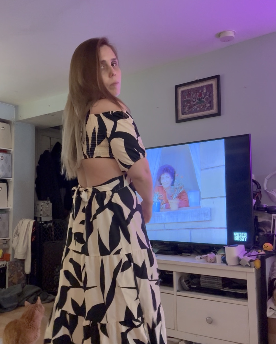 Love this dress from SHEIN. The open back and cut outs are great for showing enough while hiding those trouble spots. I personally love it off the shoulders. Great for a casual dinner at the beach or even a summer party. Perfect vacation dress. 

#LTKStyleTip #LTKOver40 #LTKFindsUnder50