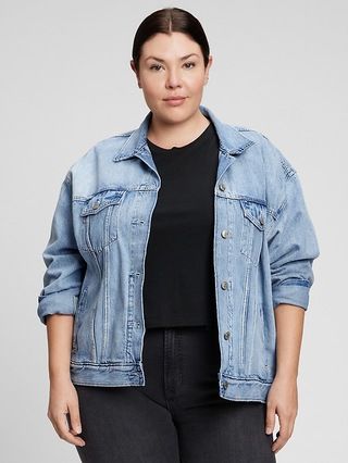 Oversized Icon Denim Jacket | Gap Factory