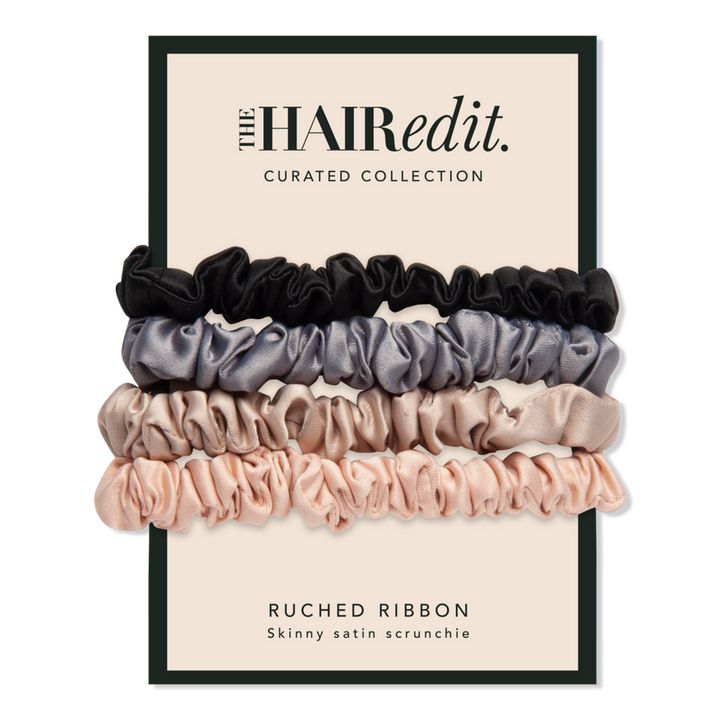 Multi-Color Ruched Ribbon Scrunchies | Ulta