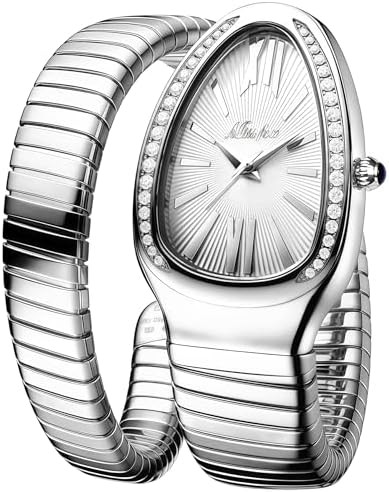 MASTOP Snake Face Watch for Women 5.9-7.1in Snake Shape Face Women Watches Ladies Watches Waterpr... | Amazon (US)