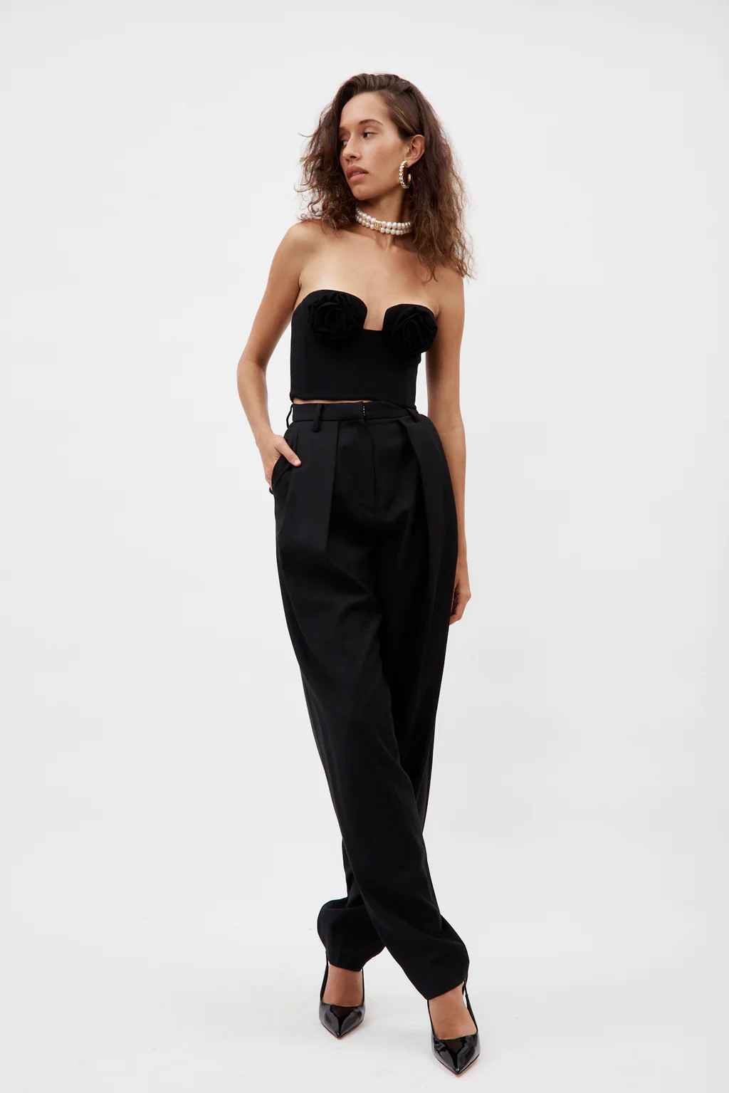Strapless Black Corset Top | Desordre (AU)