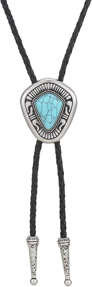 Bolo Tie for Man and Woman, Handmade Round Shape Western Cowboy Bola Tie Costume Accessories for ... | Amazon (US)