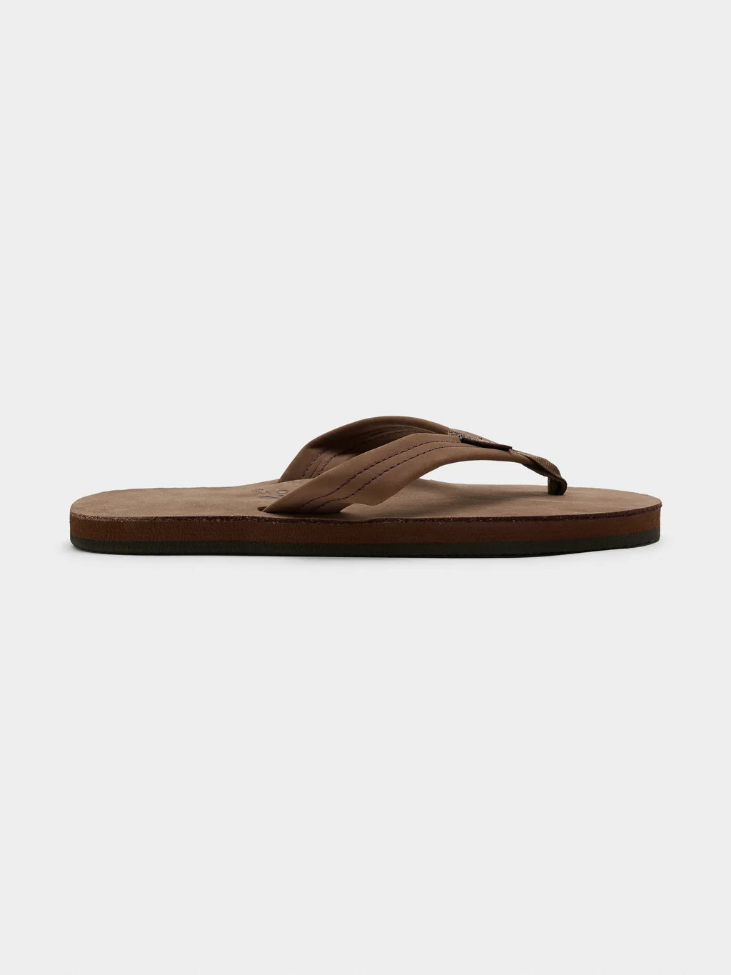 Rainbow Men's Single Layer Premier Leather Flip Flop | Saint Bernard