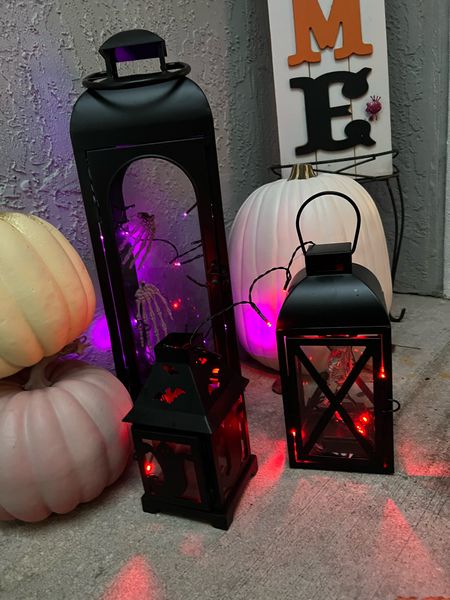 Easy Halloween decoration and you can repurpose the lanterns toy Christmas! 

#LTKSeasonal #LTKHalloween #LTKHoliday