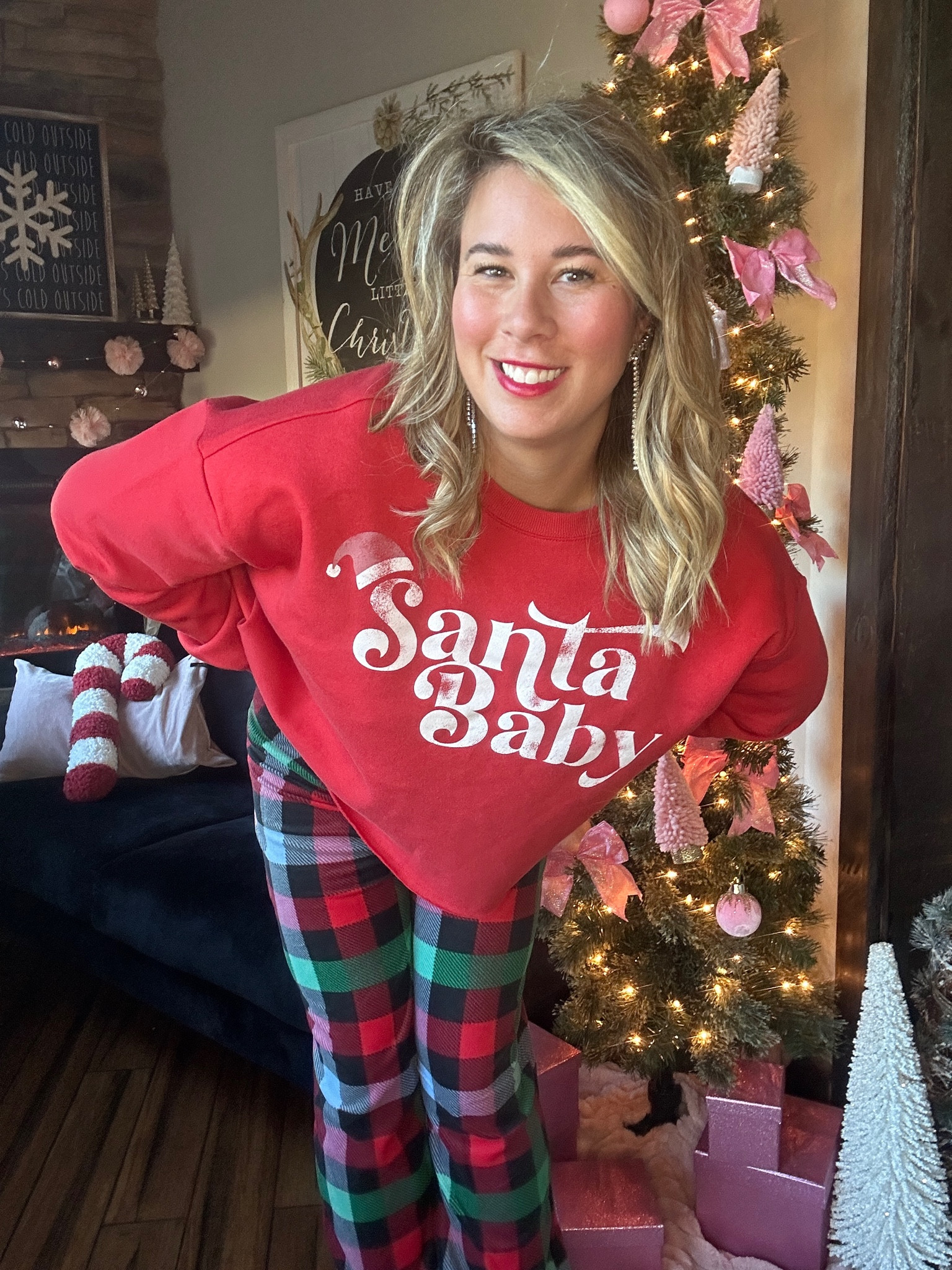 Christmas pajamas on sale! Santa baby! Holiday outfit 

#LTKCyberWeek #LTKHoliday #LTKsalealert