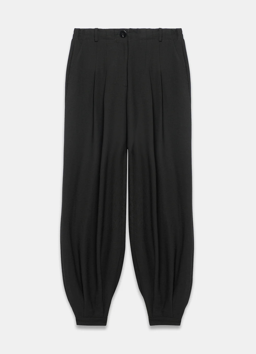 Black Soft Balloon Trousers | Mint Velvet