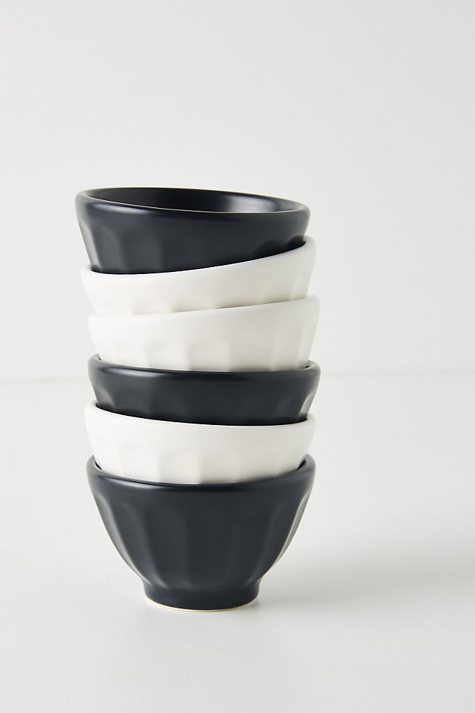 Mini Matte Latte Bowls, Set of 6 | Anthropologie (US)