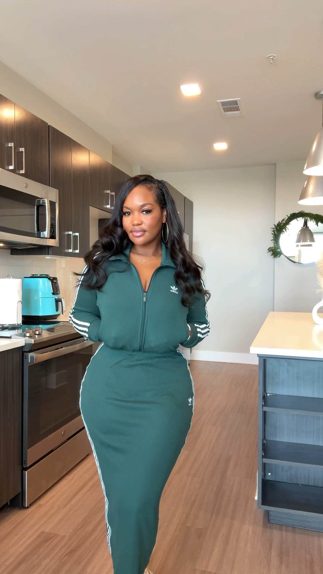 My OOTD is brought to you by Adidas 🔥 and yes… it’s on sale for Back to School! 🖤 Whether you’re heading to class or just want a comfy, cute fit  these sale finds are it.
✨✨I’m wearing a size Medium in the top and bottom and I tucked the jacket underneath 

#LTKActive #LTKStyleTip #LTKSaleAlert