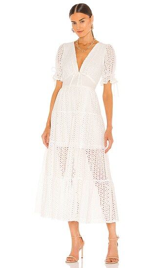 Maxi Dress in Off White | Revolve Clothing (Global)
