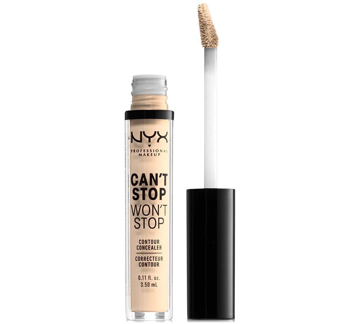 Nyx Professional Makeup Can't Stop Won't Stop Contour Concealer, 0.11 oz. - Pale | Macy's