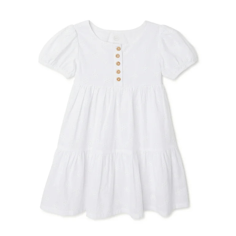 Wonder Nation Baby and Toddler Girls’ Woven Dress, Sizes 12M-5T | Walmart (US)
