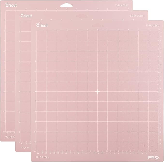 Cricut FabricGrip Adhesive Cutting Mat 12"x12" - For Cricut Explore Air 2/Cricut Maker - 3 Pack | Amazon (US)