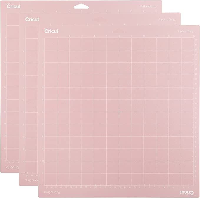 Cricut FabricGrip Adhesive Cutting Mat 12"x12" - For Cricut Explore Air 2/Cricut Maker - 3 Pack | Amazon (US)