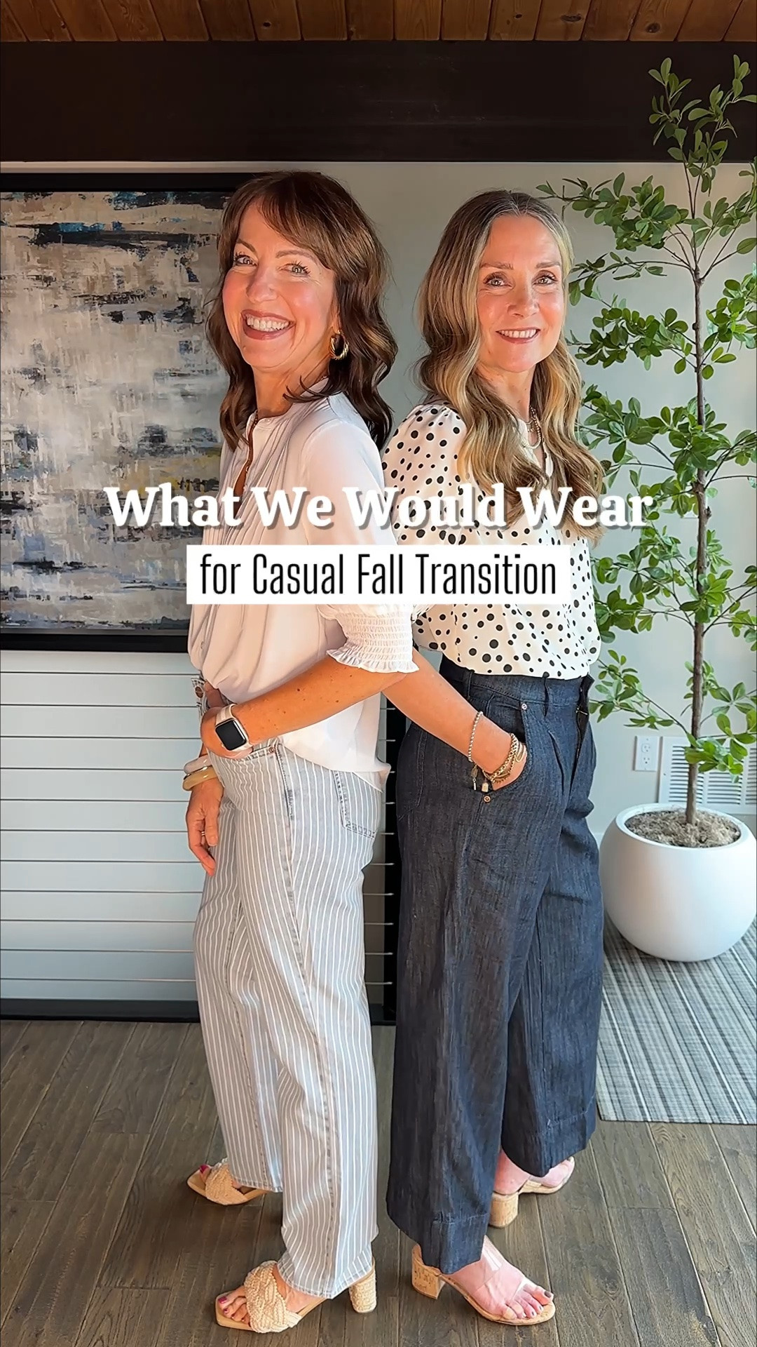 Fresh style for early fall and your-perfect fit is right here! @NYDJ denim and polished tops create easy style for days at the office, on the weekend, or anywhere you're going!

NYDJ is known for their revolutionary LiftTuck technology built into every pair of jeans, which shapes and slims to create the most comfortable & flattering fit.

We're both 5'6" and wear size xs/s in tops and 0/2 in jeans.

#LTKOver40 #LTKWorkwear #LTKootd #LTKSeasonal