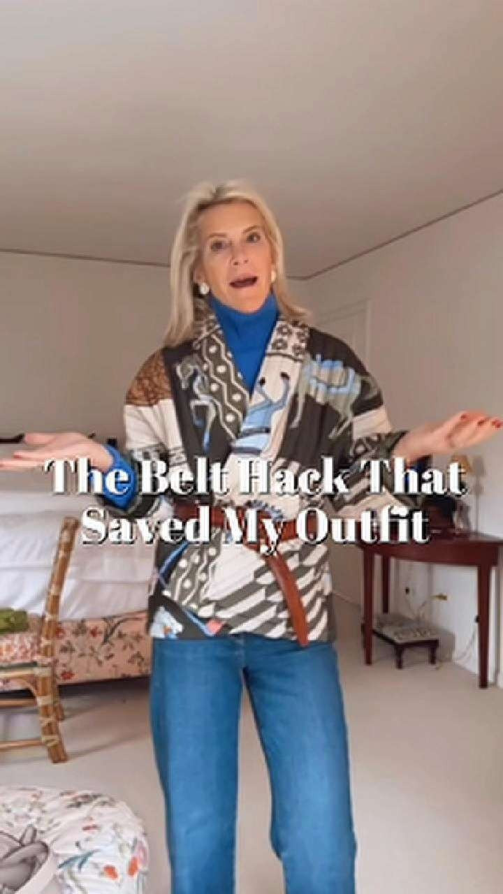 Forgot my belt on vacation… so I borrowed one of my husband’s and made it work. Wrapped it, let it hang, and honestly? I might not go back to my own belt. This little hack saved the outfit. 

 #LTKHoliday #LTKdayinmylife #LTKgrwm