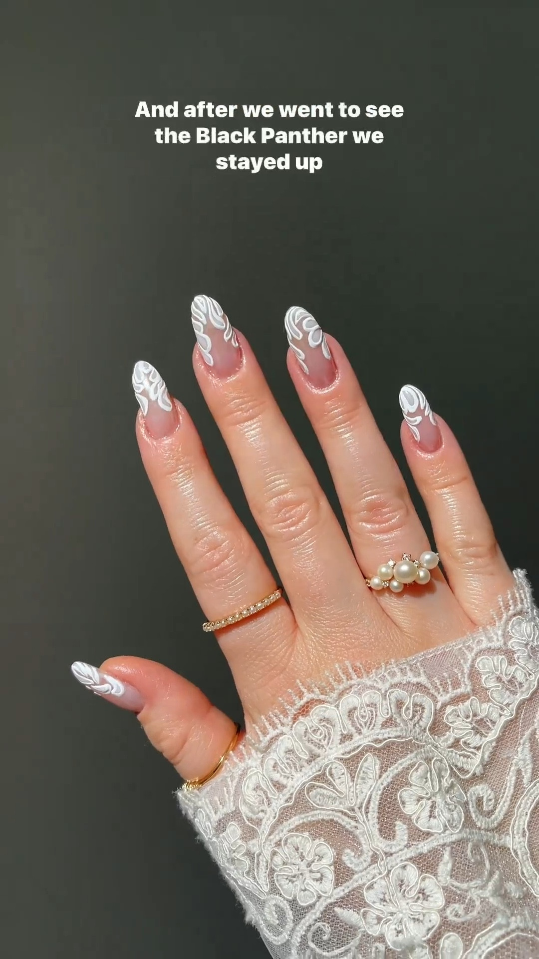 More details in caption 👰🏼‍♀️🤵🏾‍♂️☁️

Let’s do the wedding nails I wish I would of had while I tell you how I met my husband.

I was visiting my sister in Texas and she was determined to set me up on a date. We went and visited one of her friends and as I walked in the door I saw the cutest little bull dog. I reached down to pet him and as I got up our eyes met. I was having a hard time not blushing. Because well, look at him. I honestly don’t remember what we talked about. 

Later he texted me and asked where I’d want to go to dinner. I said Texas Roadhouse, of course and after we went to see the black panther. 

We stayed up talking till 3am. He hugged me goodbye that night and the rest is history. Now we have been married for 4 years and I wouldn’t have it any other way. Oh except that I wish I would have had these nails for our wedding. 🤍 

Am I using my actual wedding dress for these pictures? Well yes, yes I am. 😌 

My wedding nails I had were not what I wanted. Back then I couldn’t do my own nails and I still bit them. So I got acrylics and they were baby boomers but they didn’t look like it at all. She didn’t get the shape right either. The acrylics hurt my nails so much. So doing this was healing in a way to be able to do the nails I wish I would of had. 🥹

I did a collaboration with a bunch of other talented nail artists. They also did nail looks they would have wanted or they do want in the future. 🤍 Check out my post for their amazing work. 🥲

Links in my amazon store front. 🫶🏼 

If you are reading this leave a white heart below. 🤍 Thank you I appreciate you. 🥹

#weddingnails #glazednails #nailtrends #voiceover #nailinspodaily #lacenails

#LTKbeauty #LTKfamily #LTKwedding