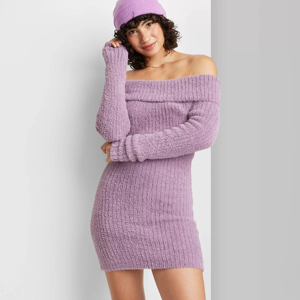 Women's Long Sleeve Mini Sweater Dress - Wild Fable™ | Target