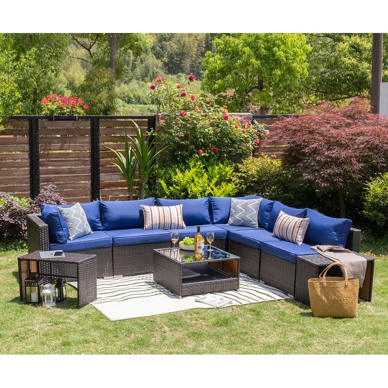 Myqueal 29.5'' Wide Outdoor with Cushions | Wayfair North America