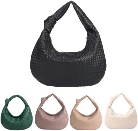 Melie Bianco Handmade Brigitte Bag - Recycled Vegan Leather Purse - Luxury Large Shoulder Bag | Amazon (US)