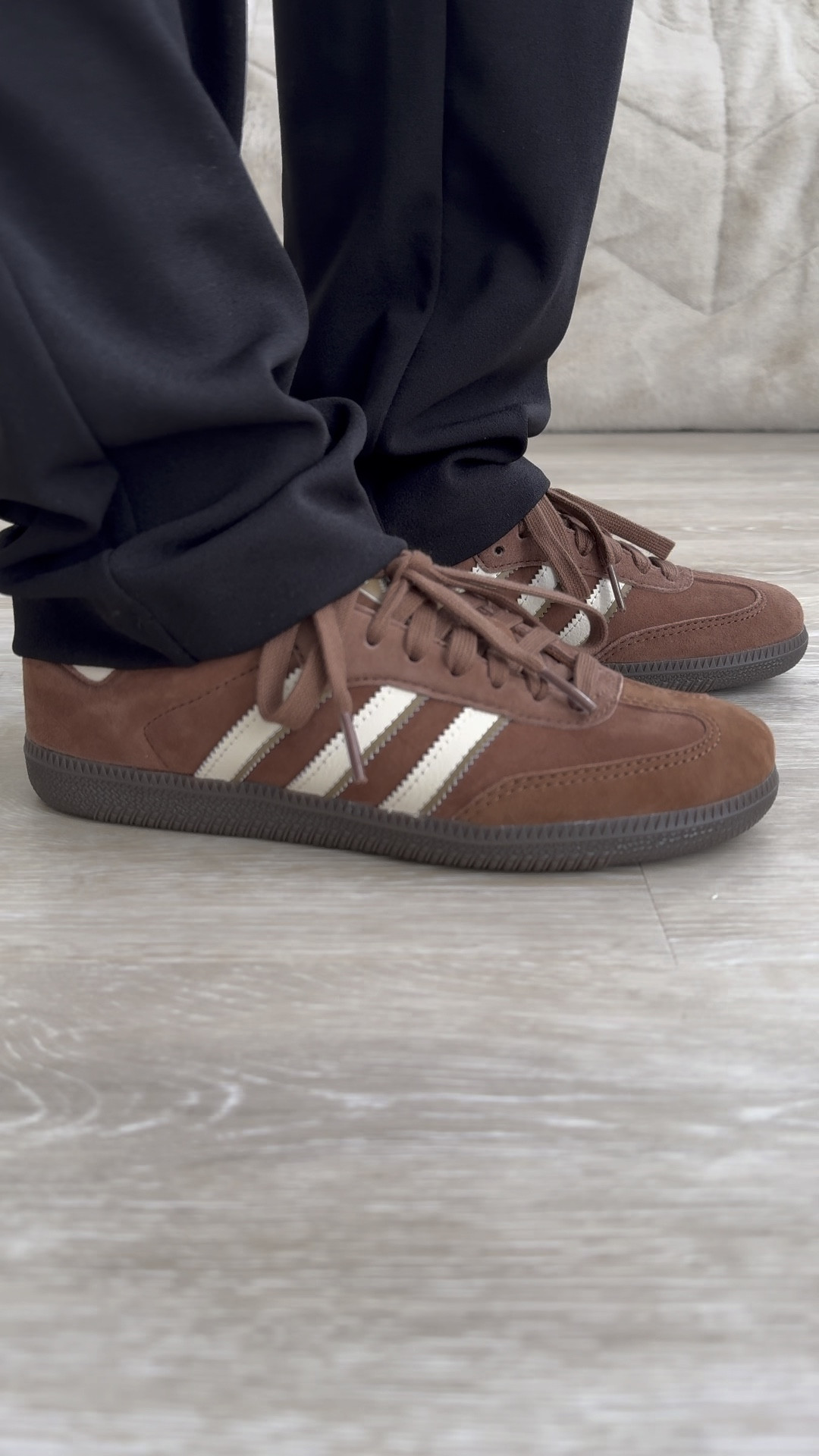 Just in the season. Play around with your Samba sneakers. #brownaesthetic #sneakers #samba

#LTKstyletip
