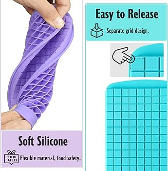 Upgrade Silicone Mini Ice Cube Trays, 2 Pack 320 Small Ice Cube Molds, Easier to Release, Crushed... | Amazon (US)