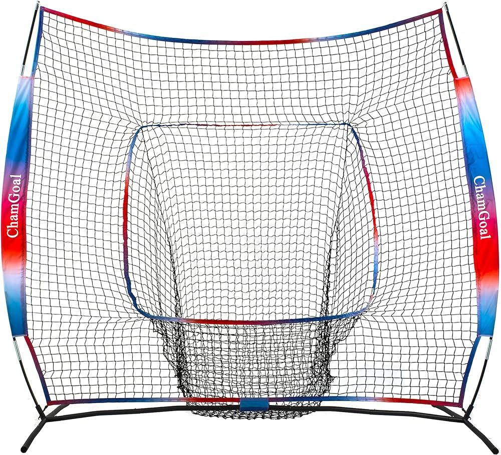 7X7ft Gradient Baseball&Softball Net for Hitting and Pitching,Portable Baseball Practice Net for ... | Amazon (US)