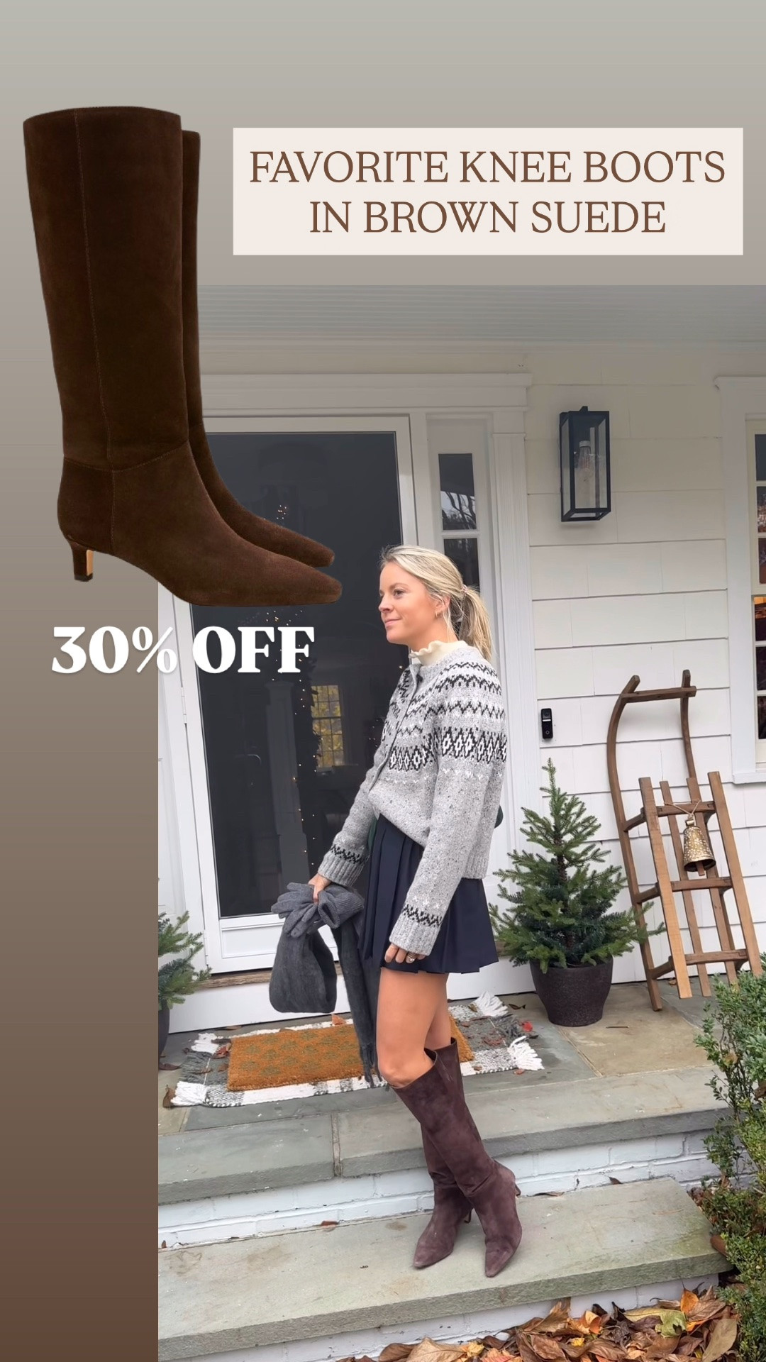 @jcrew brought back my favorite knee high boots! On sale for 30% off