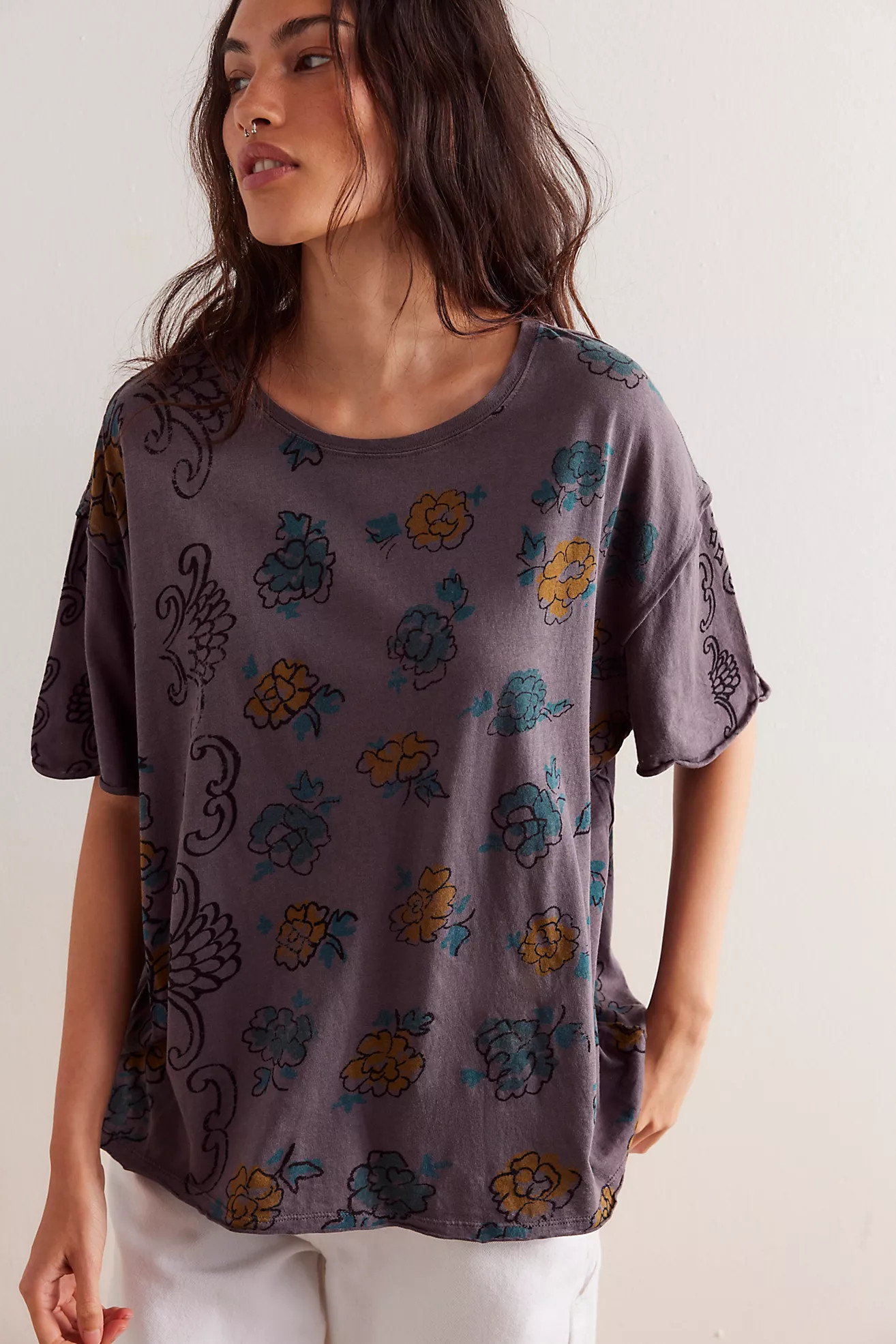 We The Free Nina Boheme Printed Tee | Free People (Global - UK&FR Excluded)