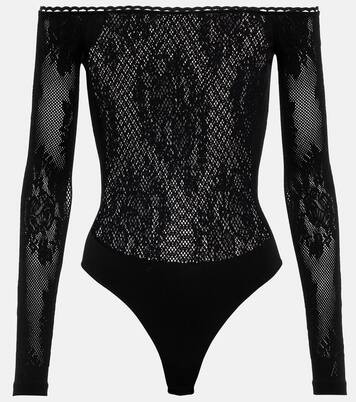 Lace off-shoulder bodysuit | Mytheresa (US/CA)