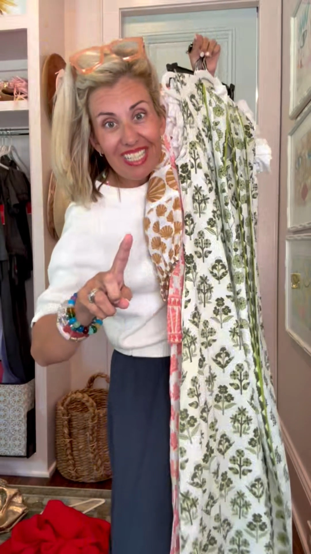Sue Sartor new arrivals are showstoppers!!! I’m in xs in all except size small in the green with bow in back. 
*code mixandmatch15 at Sue Sartor