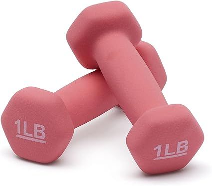 Amazon Basics Easy Grip Workout Dumbbell, Neoprene Coated, Various Sets and Weights available | Amazon (US)