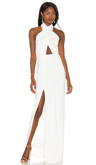 X REVOLVE Zahara Gown in White | Revolve Clothing (Global)