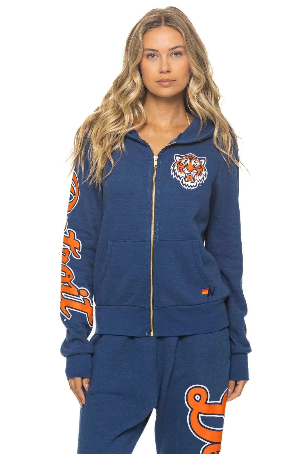 DETROIT TIGERS 2026 ZIP HOODIE - ROYAL | Aviator Nation