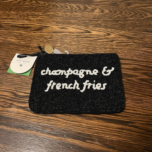 Kate Spade x Target Champagne & French Fries Beaded Clutch | Poshmark