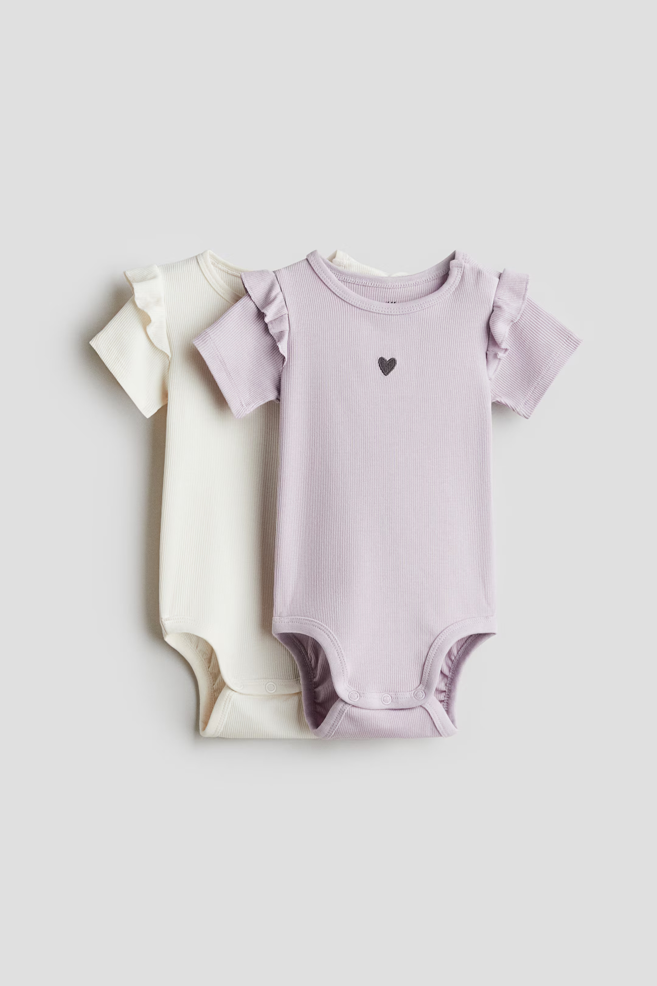 2-pack Pointelle Bodysuits | H&M (US + CA)