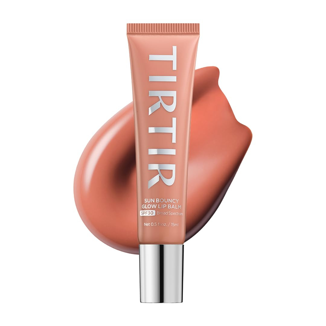 TIRTIR Sun Bouncy Glow Lip Balm #03 Soft Sand | SPF 30, Korean Skincare, UV Shield Lip Sunscreen, 24H Peptide Plumping, Tinted Lip Treatment, Moisturizing, Non Sticky Hydrating Lip butter, 0.5 Fl Oz | Amazon (US)