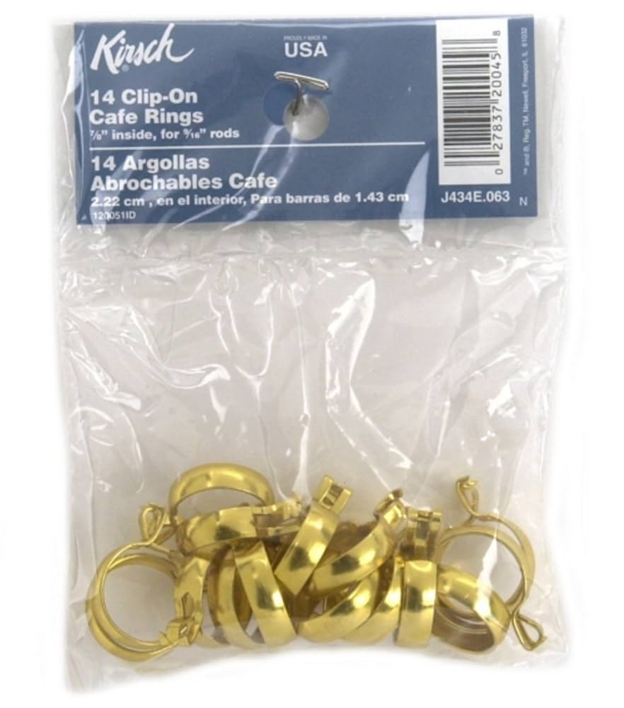 Kirsch Cafe Rings | Amazon (US)