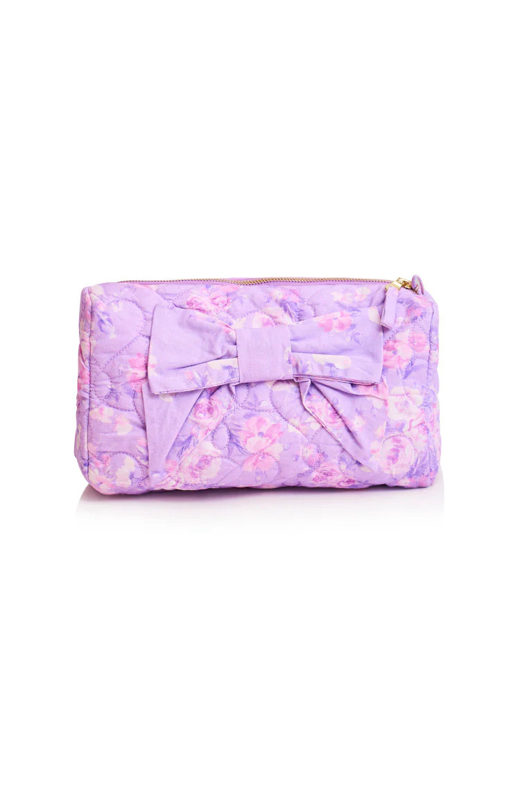 Octavia Fragrance Print Cosmetic Bag | LoveShackFancy