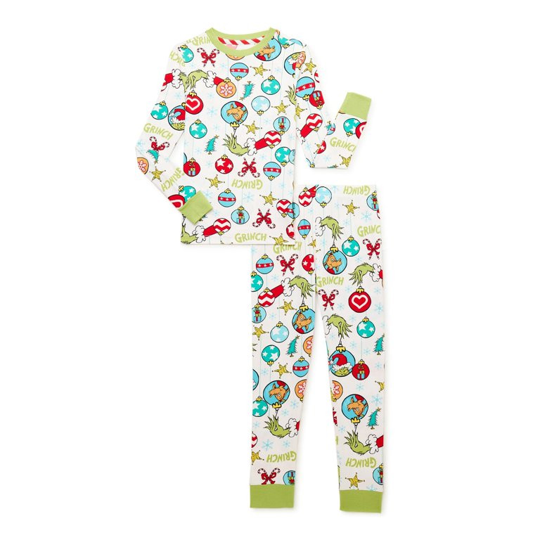 Dr. Seuss' The Grinch Toddlers’ Family Pajamas, Size 5T, 2-Piece Set | Walmart (US)