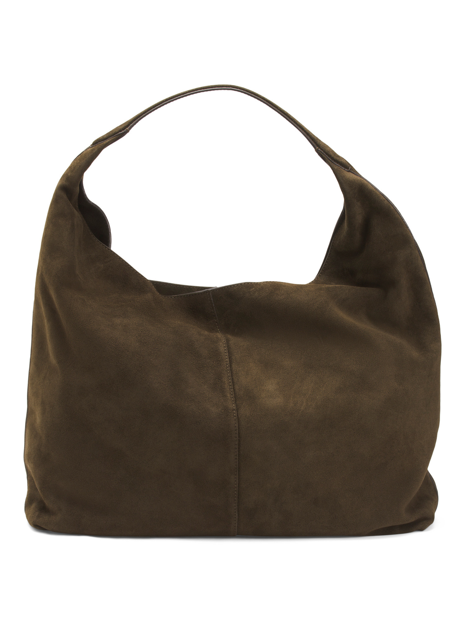 Suede Large Slouchy Shoulder Tote | TJ Maxx