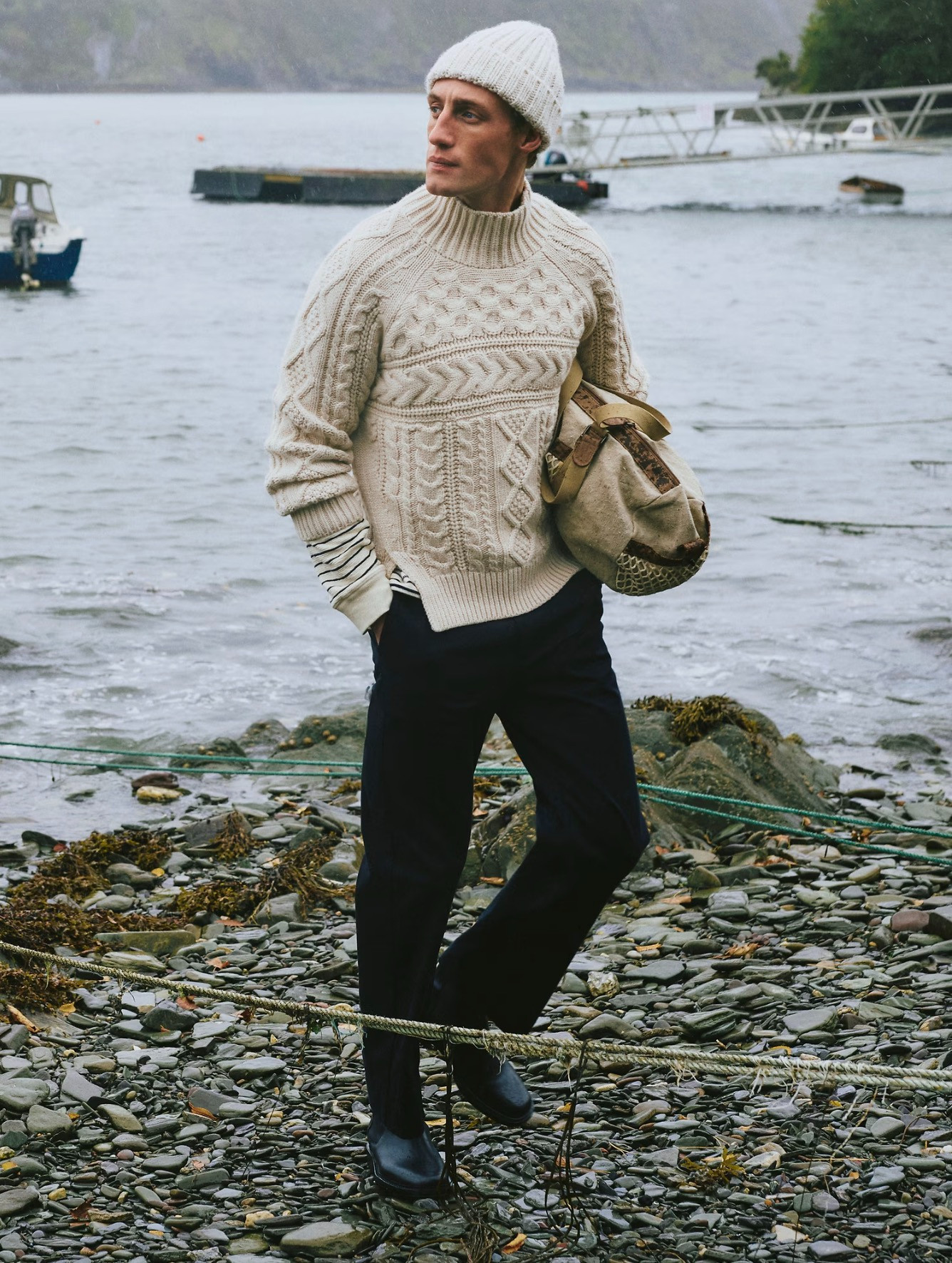 Merino-Cotton Cable-Knit Sweater | Classic Fall & Winter Style
 

 #LTKootd #LTKMens