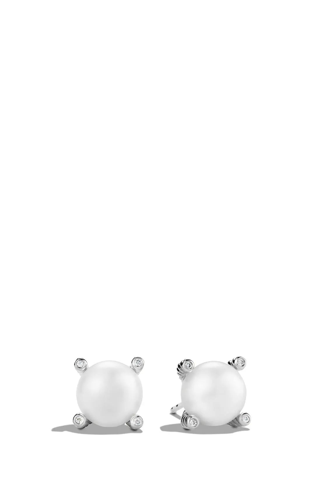 Pearl & Diamond Stud Earrings | Nordstrom