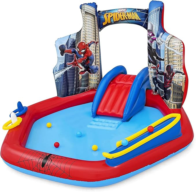 Marvel Spider-Man Inflatable Kids Water Play Center | Outdoor Summer Pool Toy for Children Ages 2... | Amazon (US)