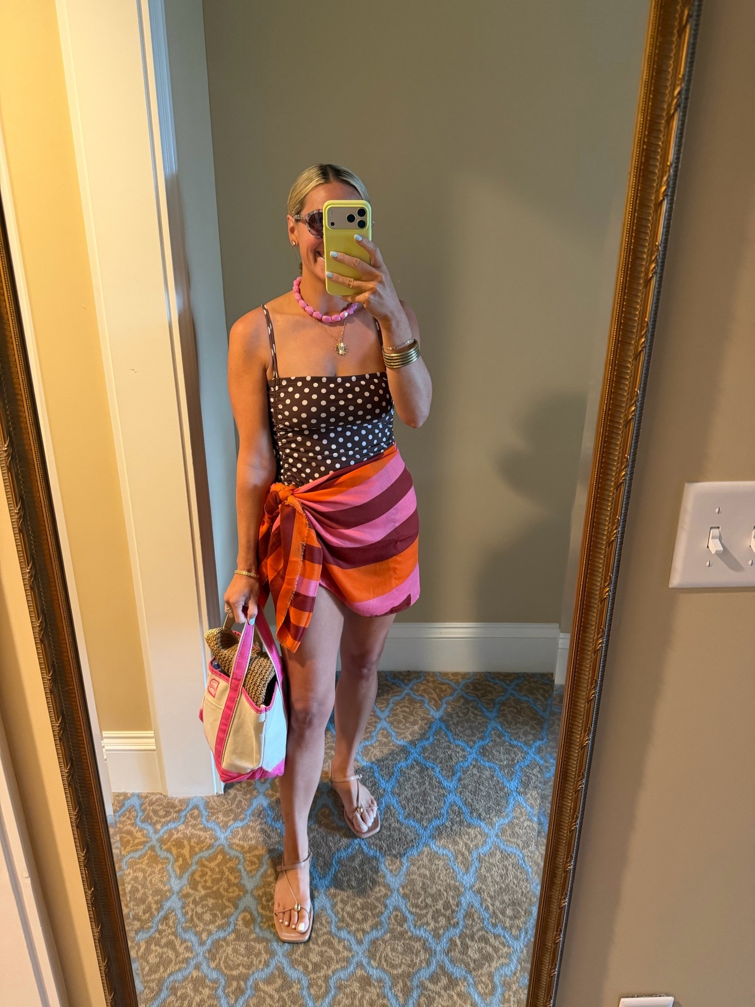 @target #ad #sponsored
Wearing medium in swimsuit and love the new blue polka dot swim!!! And this new target coverup!!

#LTKPetite #LTKootd #LTKSwim