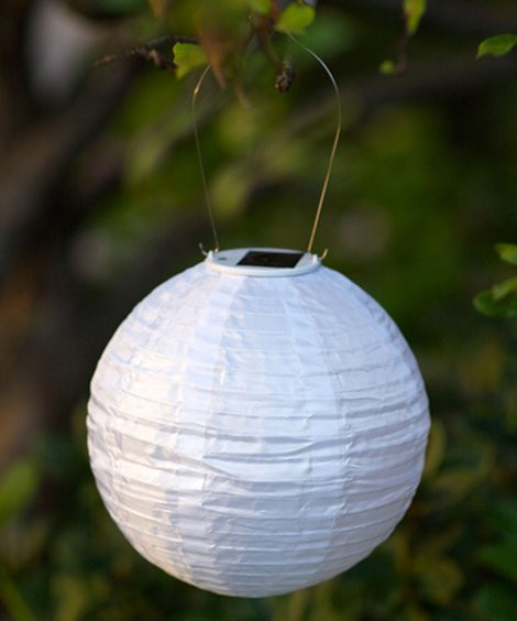 Allsop Home & Garden White Soji Original Globe Solar Lantern | Zulily
