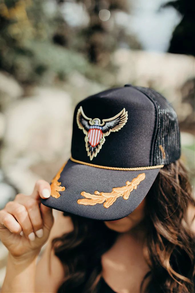 NEW!! The Ascot Eagle Trucker Hat | Glitzy Bella