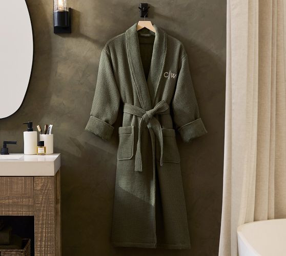 Waffle Weave Resort Robe | Pottery Barn (US)