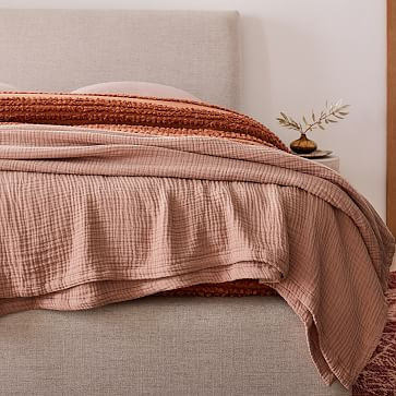 Dreamy Gauze Cotton Blanket | West Elm (US)
