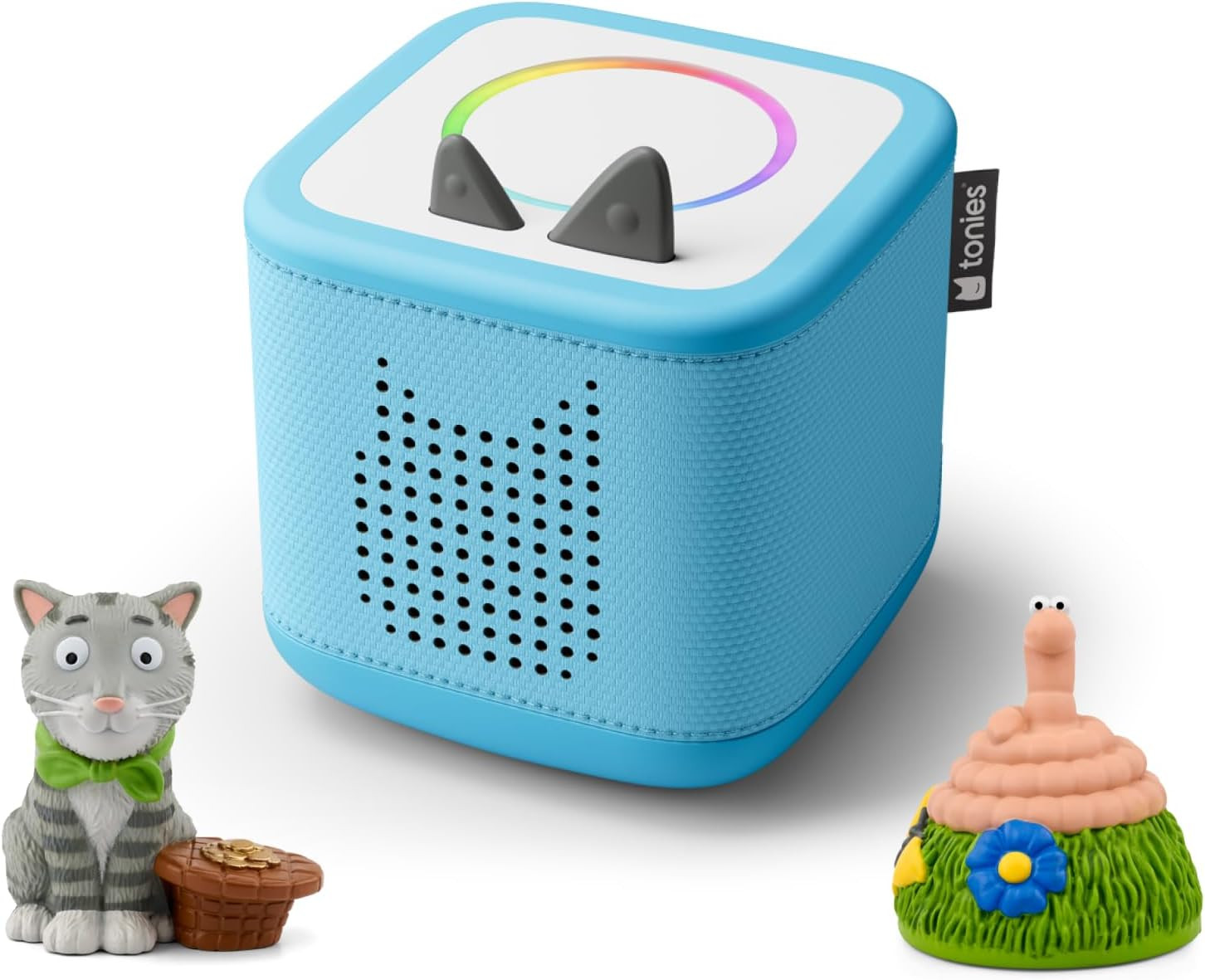 Toniebox 2 Audio Player Julia Donaldson Bundle for Kids 3+ with Tabby McTat and Superworm - Sky Blue | Amazon (UK)