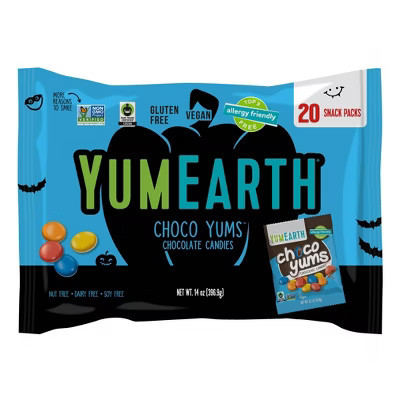 YumEarth Halloween Chocolates Choco Yums - 14oz/20ct | Target